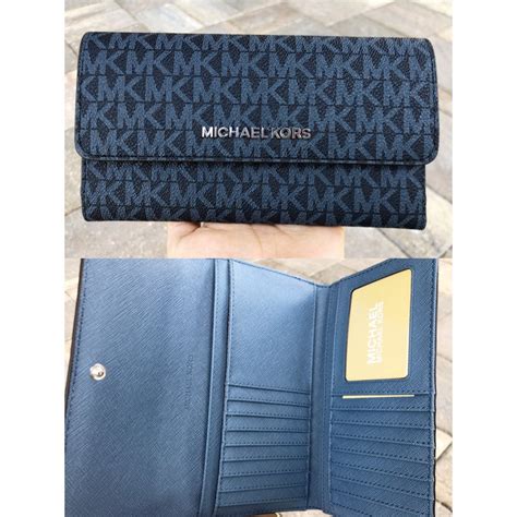 admiral michael kors wallet|Jet Set Travel Large Leather Continental Wallet .